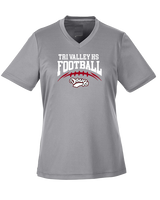 Tri Valley HS Football School Football - Womens Performance Shirt