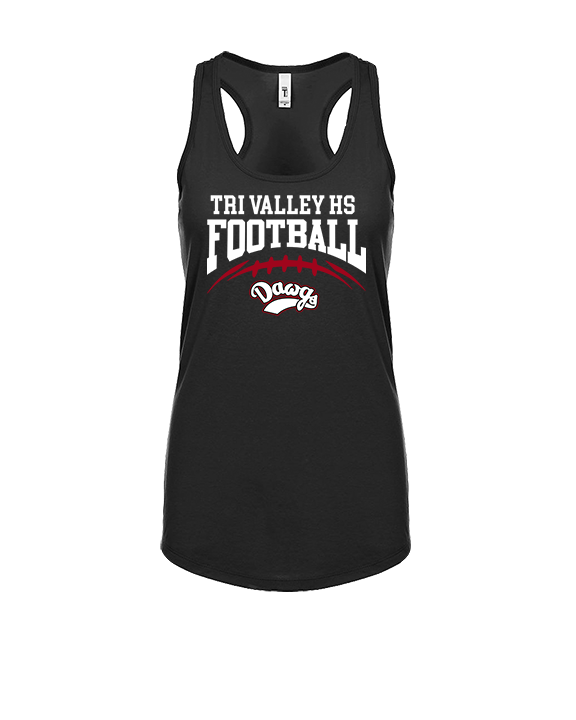 Tri Valley HS Football School Football - Womens Tank Top
