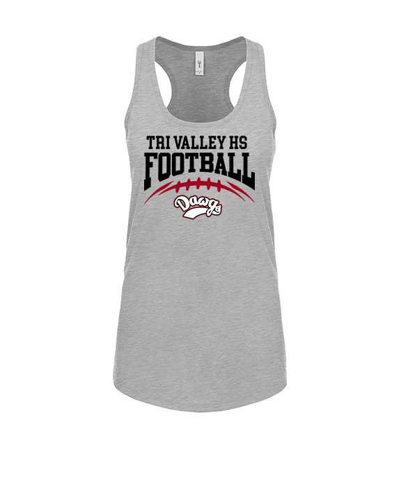 Tri Valley HS Football School Football - Womens Tank Top