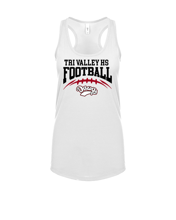 Tri Valley HS Football School Football - Womens Tank Top