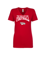 Tri Valley HS Football School Football - Womens Vneck
