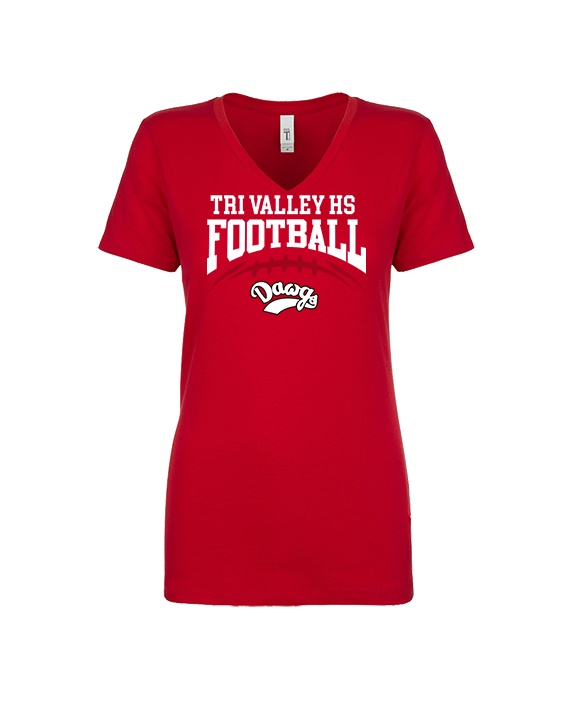 Tri Valley HS Football School Football - Womens Vneck