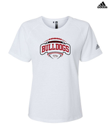 Tri Valley HS Football Toss - Womens Adidas Performance Shirt