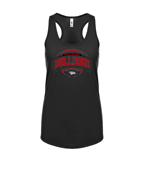 Tri Valley HS Football Toss - Womens Tank Top