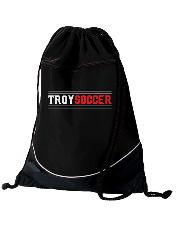 Troy HS Wordmark Lines - Drawstring Bag
