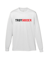 Troy HS Wordmark Only - Performance Long Sleeve