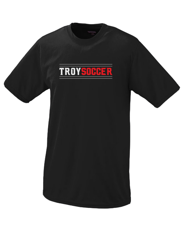 Troy HS Wordmark Lines - Performance T-Shirt