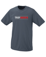 Troy HS Wordmark Lines - Performance T-Shirt