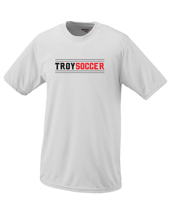 Troy HS Wordmark Lines - Performance T-Shirt