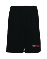 Troy HS Wordmark Lines - 7" Training Shorts