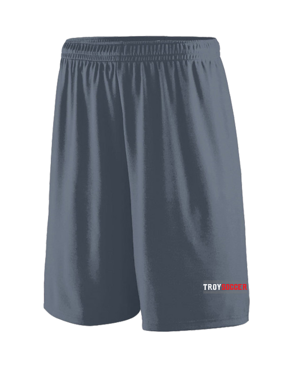 Troy HS Wordmark Lines - Training Short With Pocket