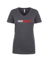 Troy HS Wordmark Only - Women’s V-Neck