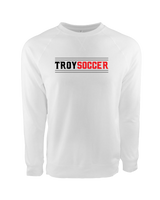 Troy HS Wordmark Lines - Crewneck Sweatshirt