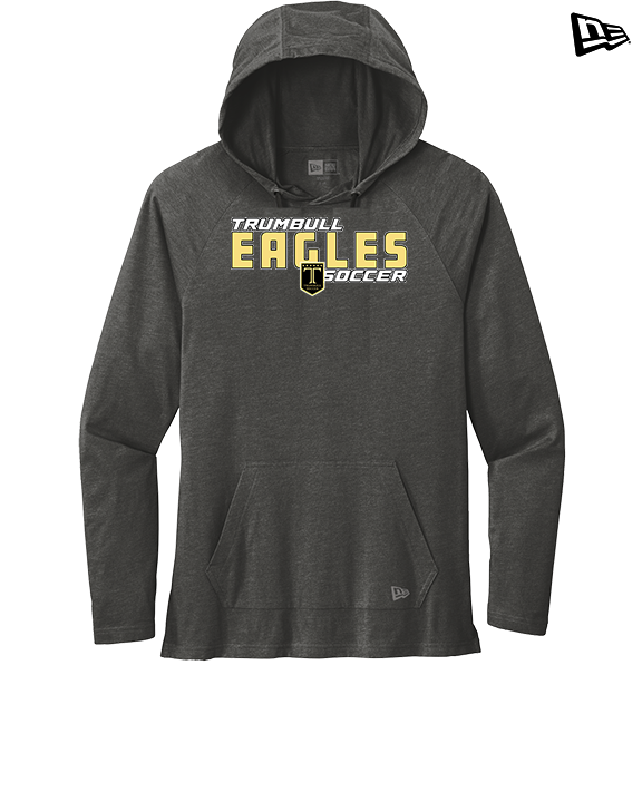 Trumbull HS Boys Soccer Bold - New Era Tri-Blend Hoodie