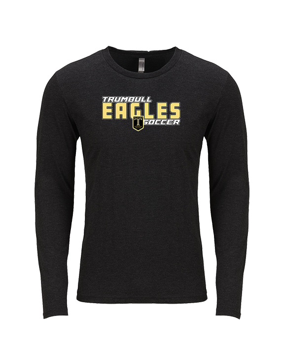 Trumbull HS Boys Soccer Bold - Tri-Blend Long Sleeve