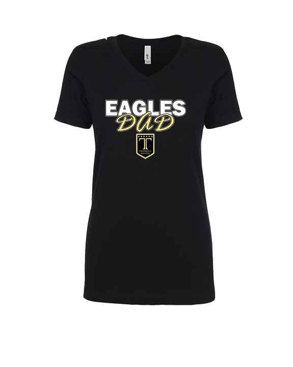 Trumbull HS Boys Soccer Dad - Womens Vneck