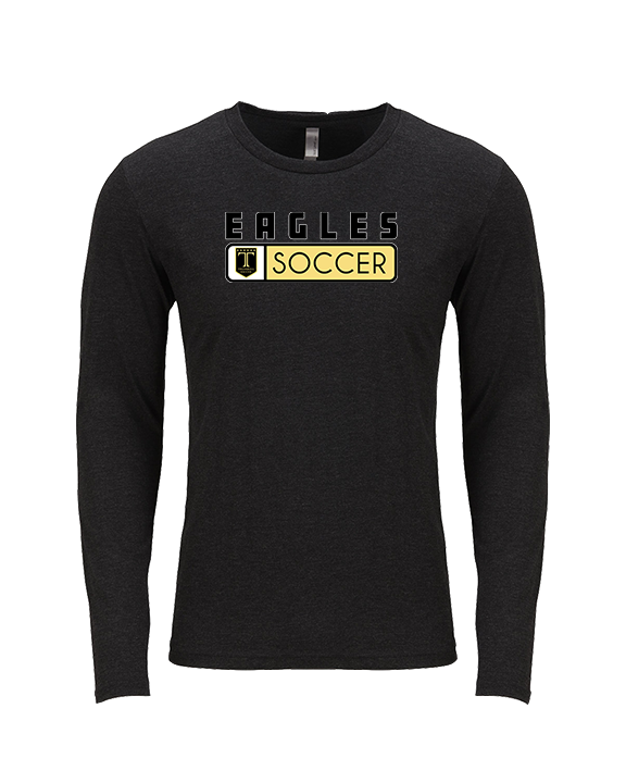 Trumbull HS Boys Soccer Pennant - Tri-Blend Long Sleeve