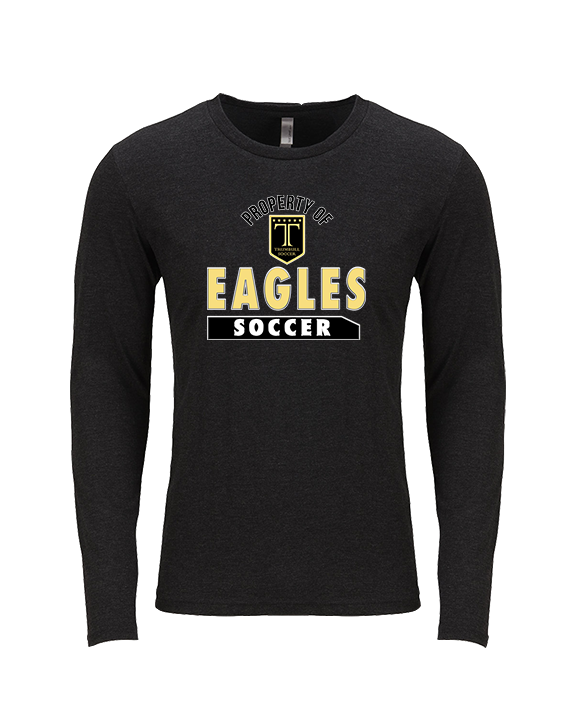 Trumbull HS Boys Soccer Property - Tri-Blend Long Sleeve