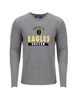 Trumbull HS Boys Soccer Property - Tri-Blend Long Sleeve