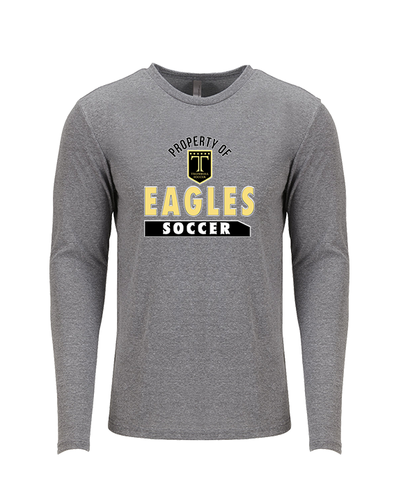Trumbull HS Boys Soccer Property - Tri-Blend Long Sleeve