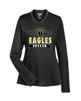 Trumbull HS Boys Soccer Property - Womens Performance Longsleeve