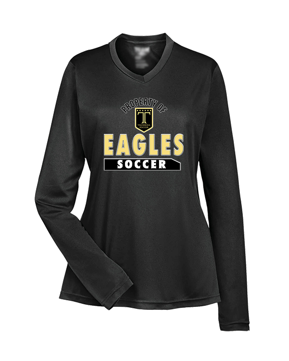 Trumbull HS Boys Soccer Property - Womens Performance Longsleeve