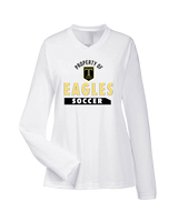 Trumbull HS Boys Soccer Property - Womens Performance Longsleeve