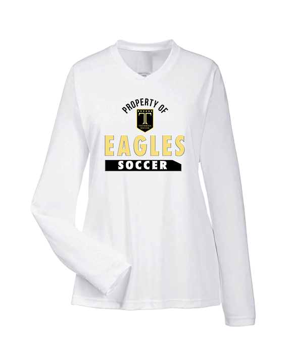 Trumbull HS Boys Soccer Property - Womens Performance Longsleeve