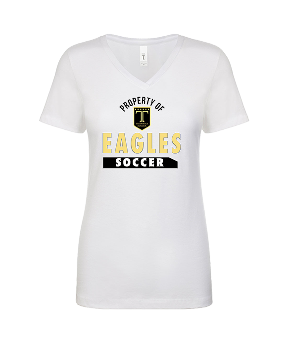 Trumbull HS Boys Soccer Property - Womens Vneck