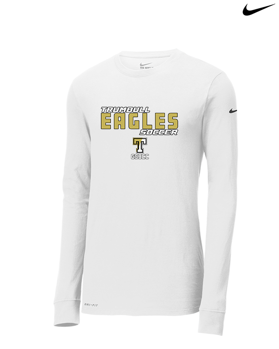 Trumbull HS Soccer Bold - Mens Nike Longsleeve