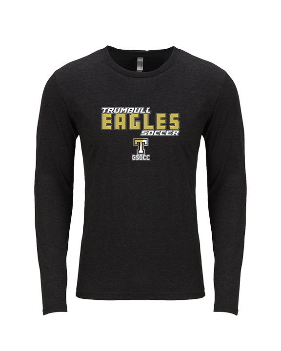 Trumbull HS Soccer Bold - Tri-Blend Long Sleeve