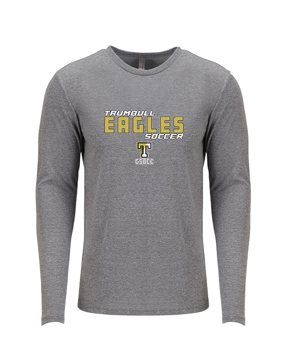 Trumbull HS Soccer Bold - Tri-Blend Long Sleeve