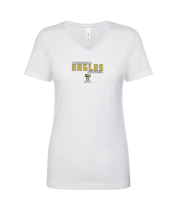 Trumbull HS Soccer Bold - Womens V-Neck