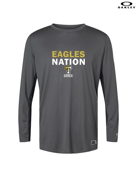 Trumbull HS Soccer Nation - Mens Oakley Longsleeve