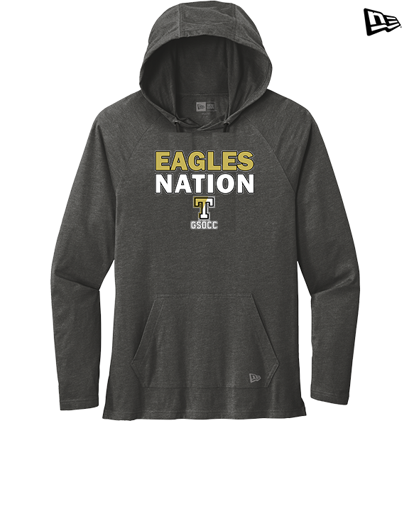 Trumbull HS Soccer Nation - New Era Tri-Blend Hoodie