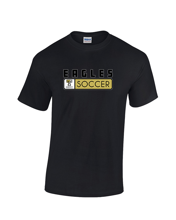 Trumbull HS Soccer Pennant - Cotton T-Shirt
