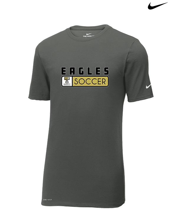 Trumbull HS Soccer Pennant - Mens Nike Cotton Poly Tee