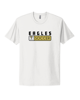 Trumbull HS Soccer Pennant - Mens Select Cotton T-Shirt