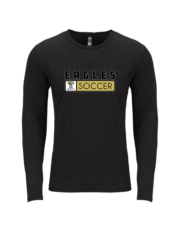 Trumbull HS Soccer Pennant - Tri-Blend Long Sleeve