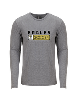 Trumbull HS Soccer Pennant - Tri-Blend Long Sleeve
