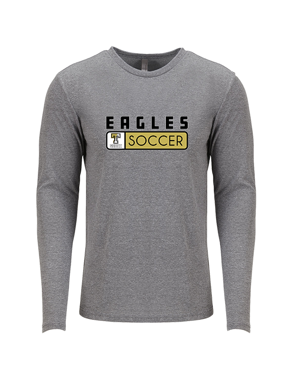 Trumbull HS Soccer Pennant - Tri-Blend Long Sleeve