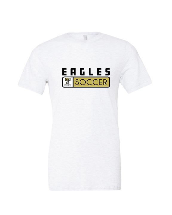 Trumbull HS Soccer Pennant - Tri-Blend Shirt