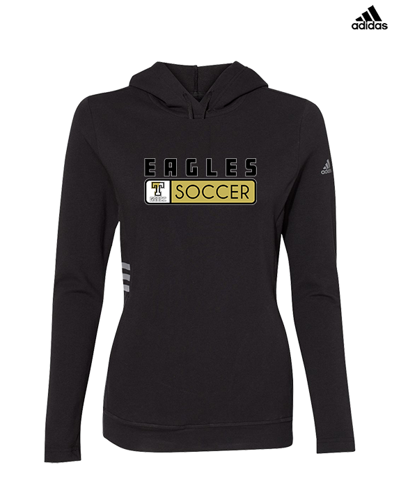 Trumbull HS Soccer Pennant - Womens Adidas Hoodie