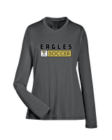 Trumbull HS Soccer Pennant - Womens Performance Longsleeve