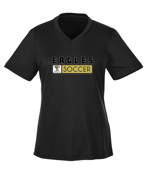 Trumbull HS Soccer Pennant - Womens Performance Shirt