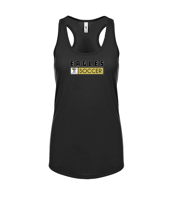 Trumbull HS Soccer Pennant - Womens Tank Top