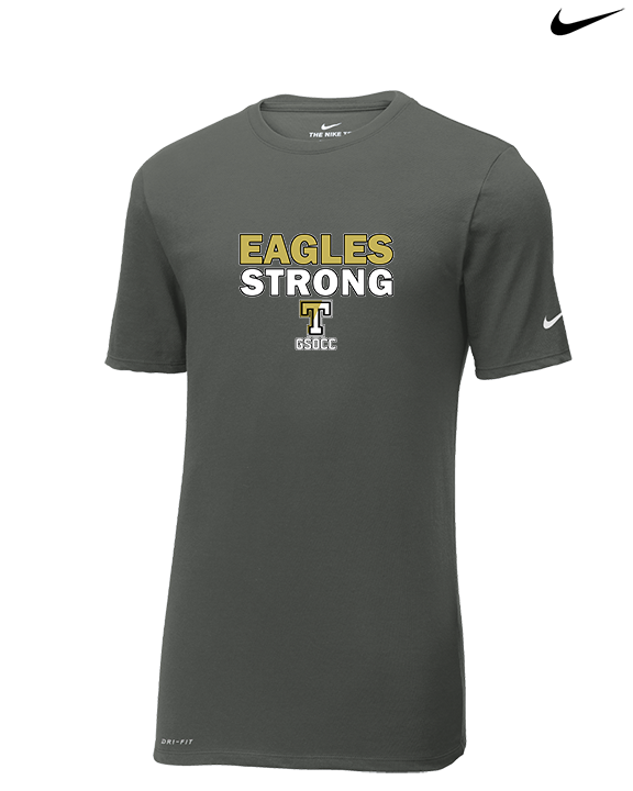 Trumbull HS Soccer Strong - Mens Nike Cotton Poly Tee