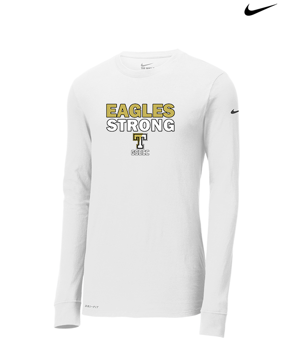 Trumbull HS Soccer Strong - Mens Nike Longsleeve