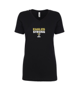 Trumbull HS Soccer Strong - Womens Vneck