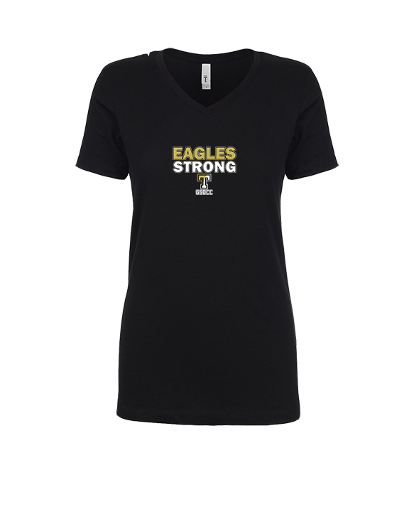 Trumbull HS Soccer Strong - Womens Vneck